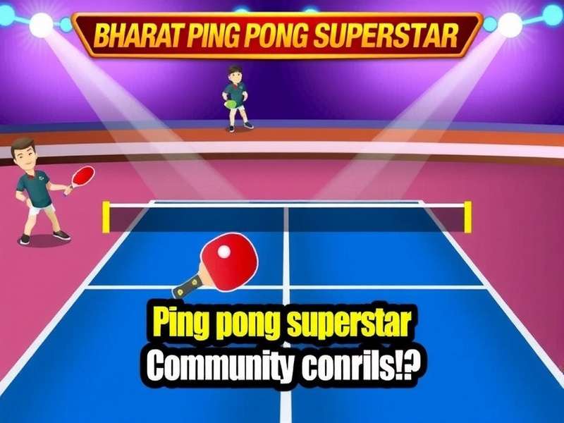 Bharat Ping Pong Superstar Game Screenshot
